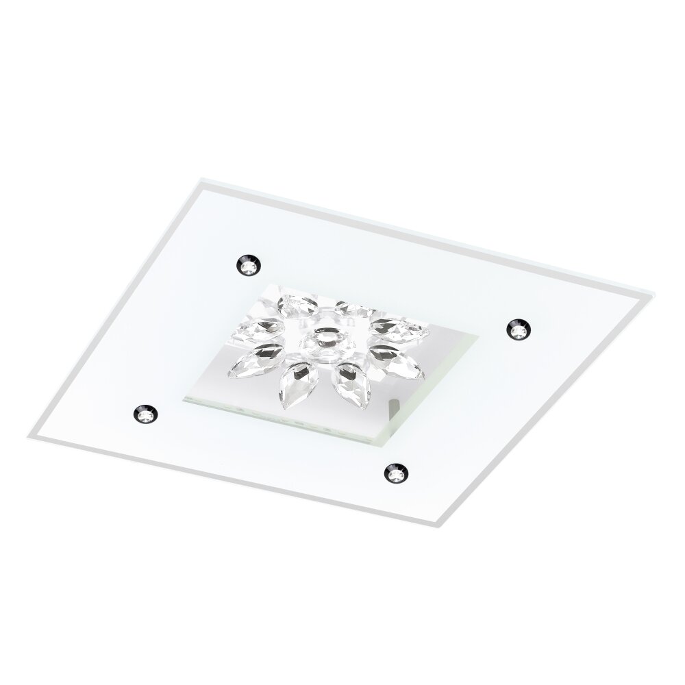 Eglo BENALUA Deckenleuchte LED Kristalloptik, Weiß, 1-flammig main product photo
