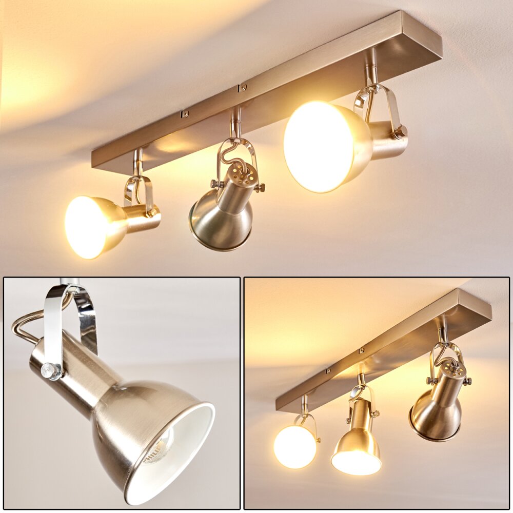 Danikon Deckenleuchte Nickel-Matt, 3-flammig main product photo