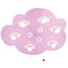 Elobra SCHÄFCHENWOLKE Deckenleuchte Pink, 6-flammig