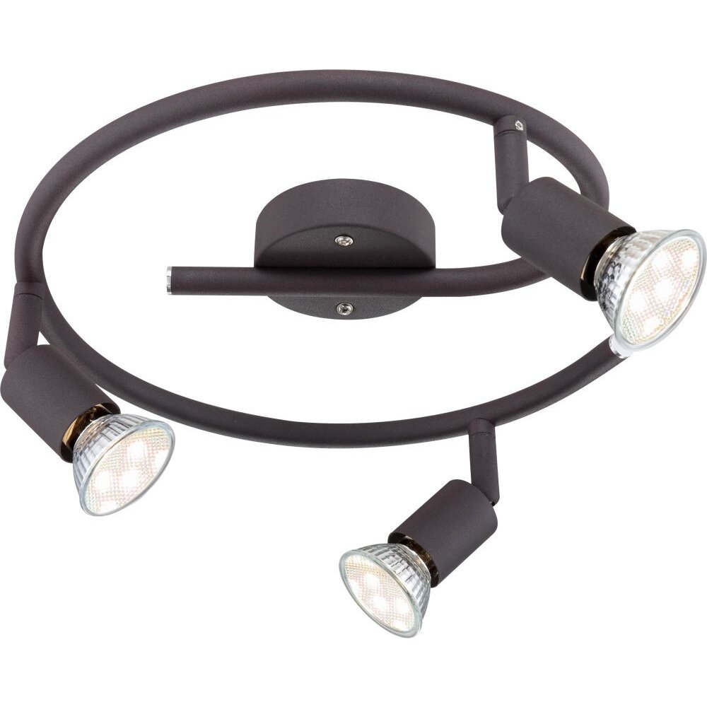 Globo OLIWA Deckenstrahler LED Rostfarben, 3-flammig main product photo