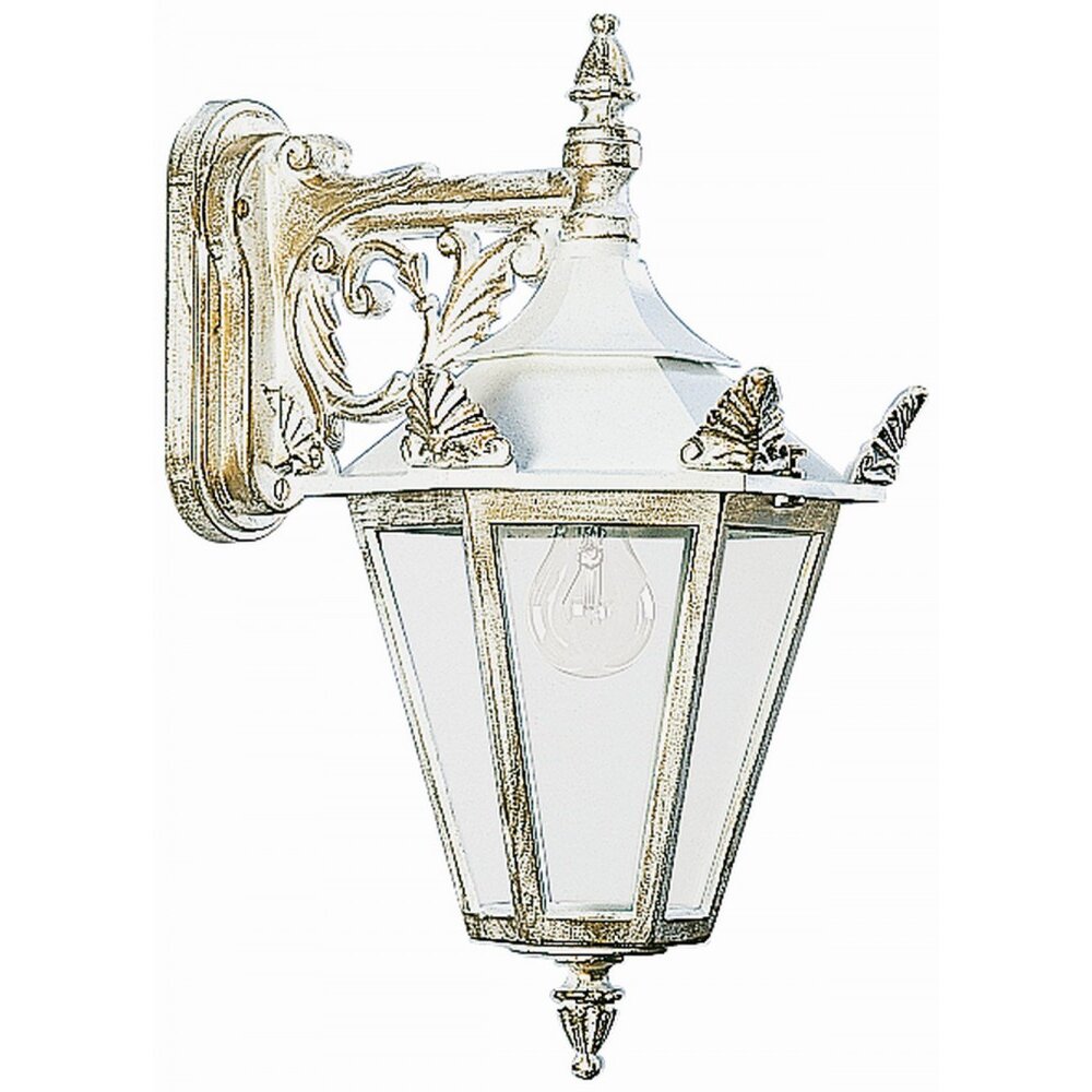 Albert Leuchten 1807 Außenwandleuchte Gold, Weiß, 1-flammig main product photo