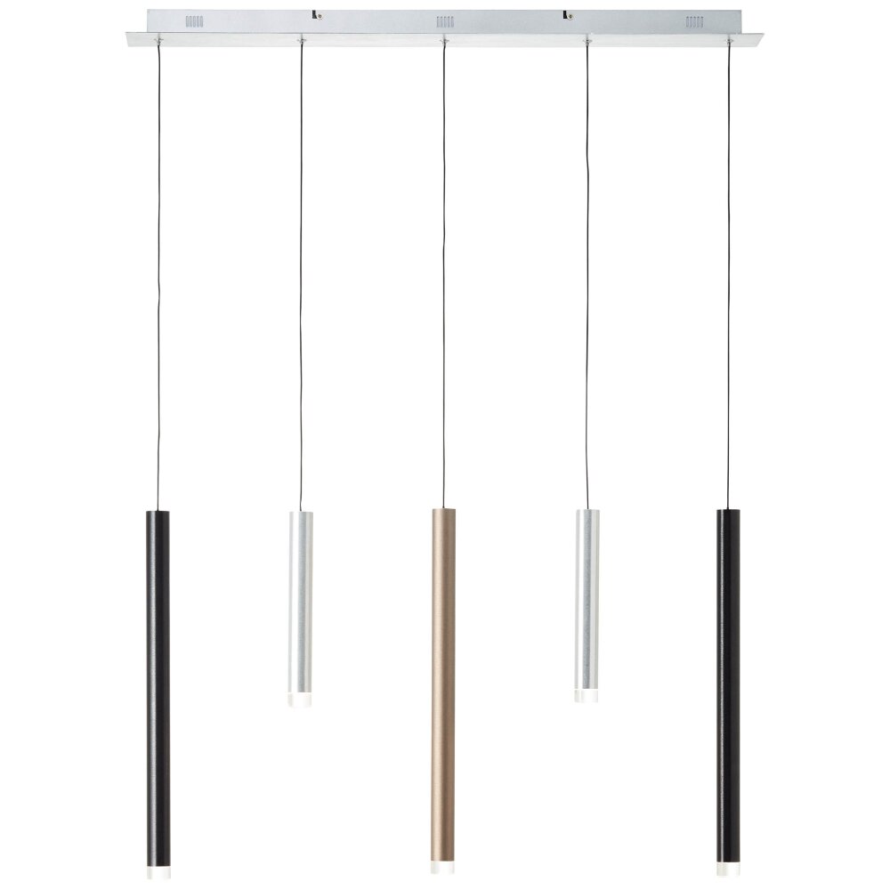 Brilliant Living Cembalo Pendelleuchte LED Aluminium, 5-flammig