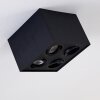 Baishan Deckenleuchte Schwarz, 4-flammig