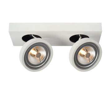 Lucide NENAD AR111 Deckenleuchte LED Weiß, 2-flammig Lucide NENAD AR111 Deckenleuchte LED Weiß, 2-flammig