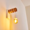 Barbengo Wandleuchte Braun, Weiß, 1-flammig