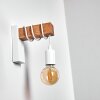 Barbengo Wandleuchte Braun, Weiß, 1-flammig