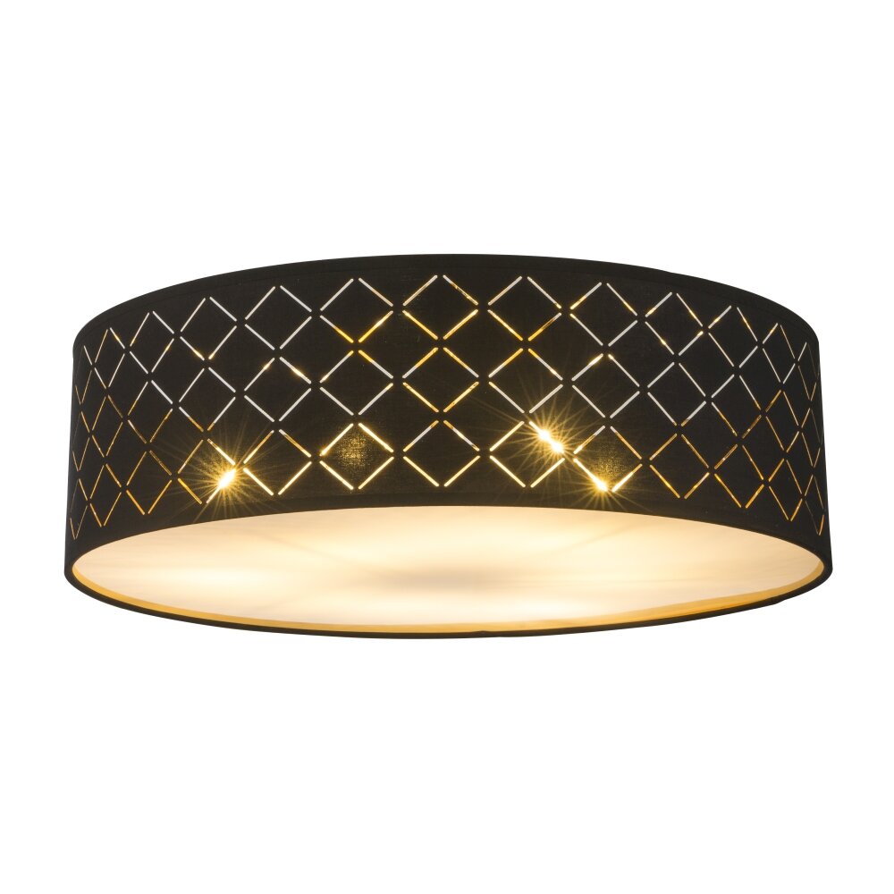 Globo CLARKE Deckenleuchte Nickel-Matt, 6-flammig main product photo