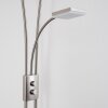 Kimba Deckenfluter LED Nickel-Matt, 3-flammig