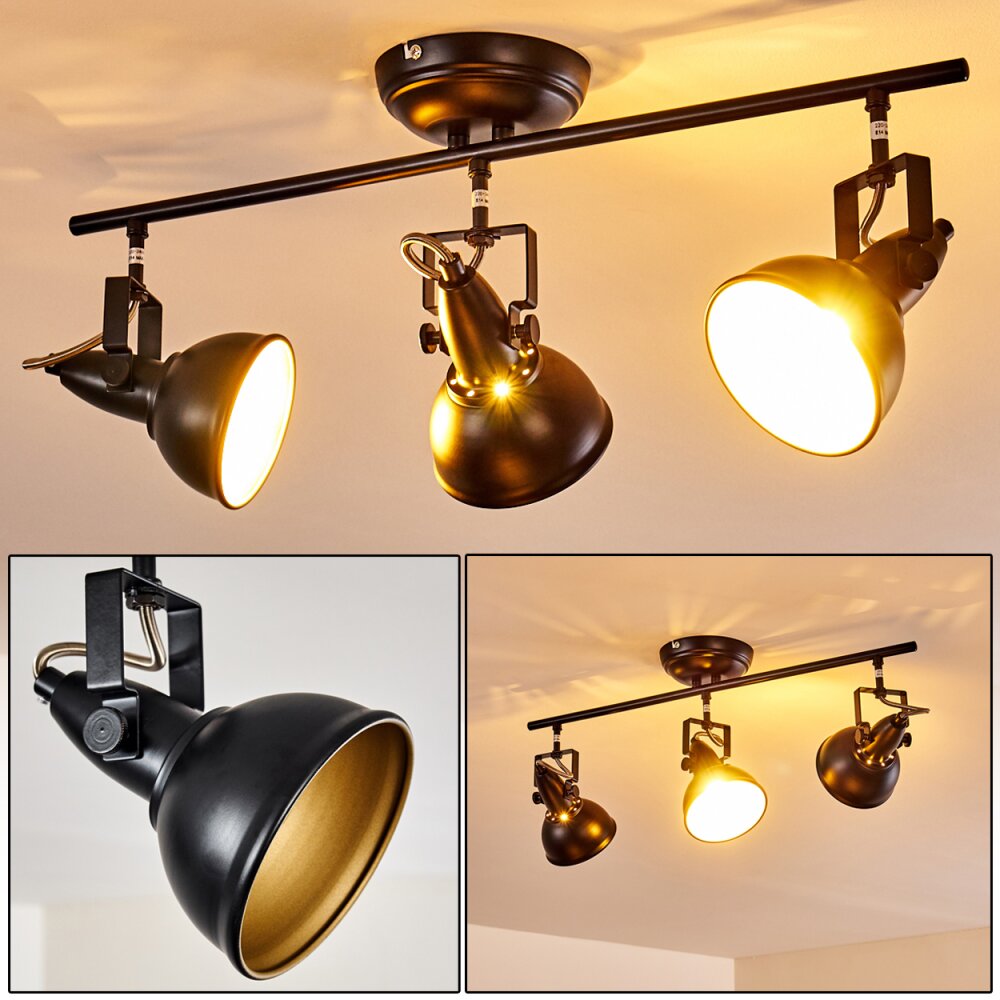 Tina Deckenleuchte Schwarz, 3-flammig main product photo