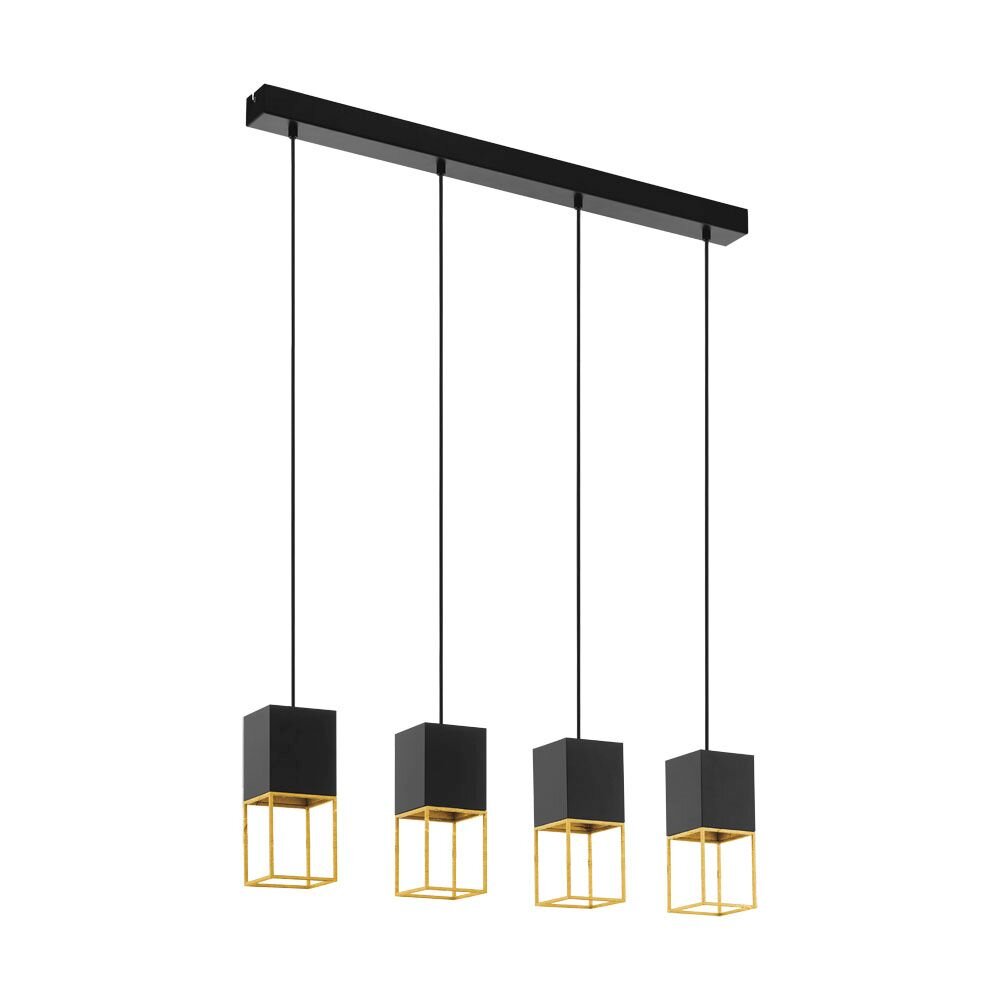 Eglo MONTEBALDO Hängeleuchte Gold, Schwarz, 4-flammig main product photo