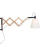 Steinhauer Mexlite Liv Wandleuchte Beige, Holz hell, Schwarz, 1-flammig