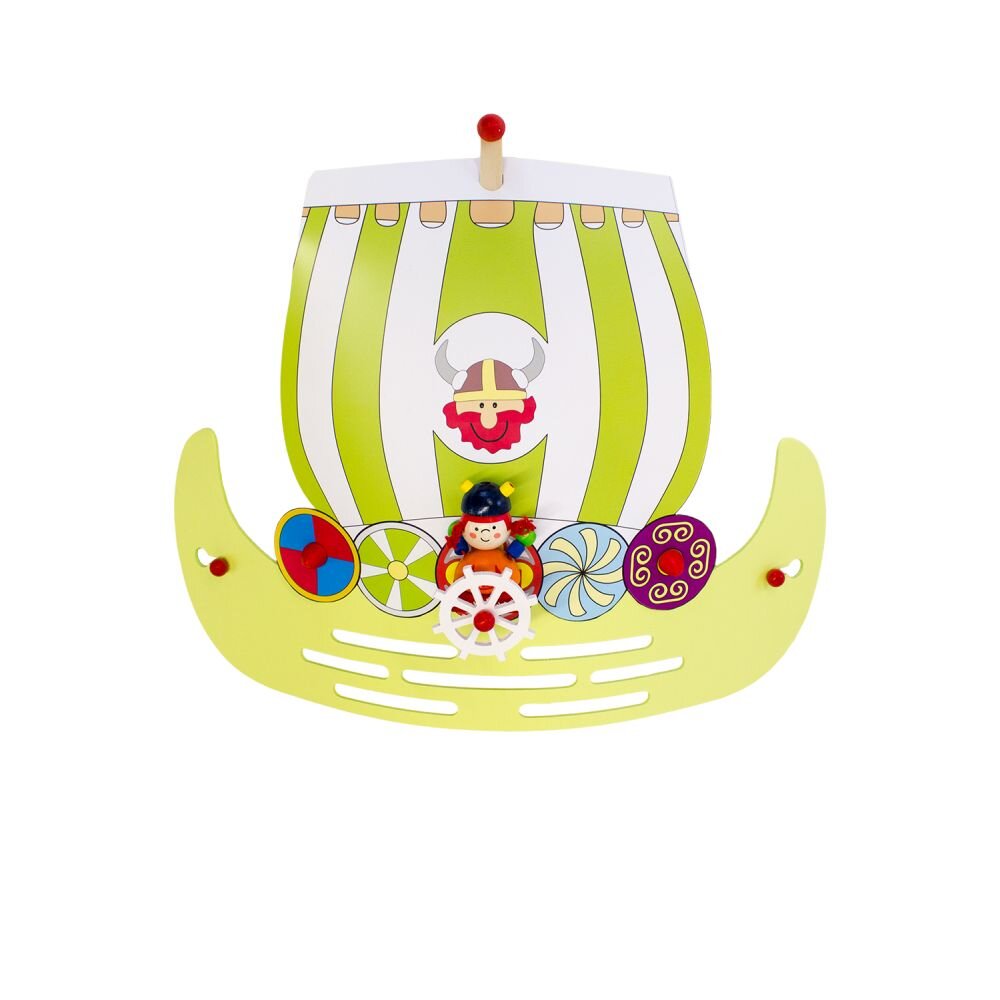 Elobra WIKI Wandleuchte Grün, 1-flammig main product photo