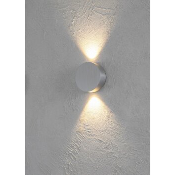 Escale SUN Wandleuchte LED Aluminium, 2-flammig