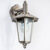 Moskau Außenwandleuchte Edelstahl, Transparent, Klar, 1-flammig