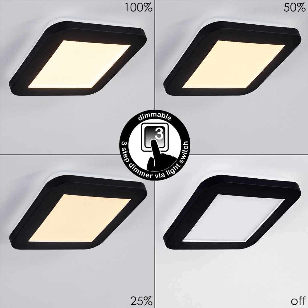Siguna Deckenpanel LED Weiß, 1-flammig