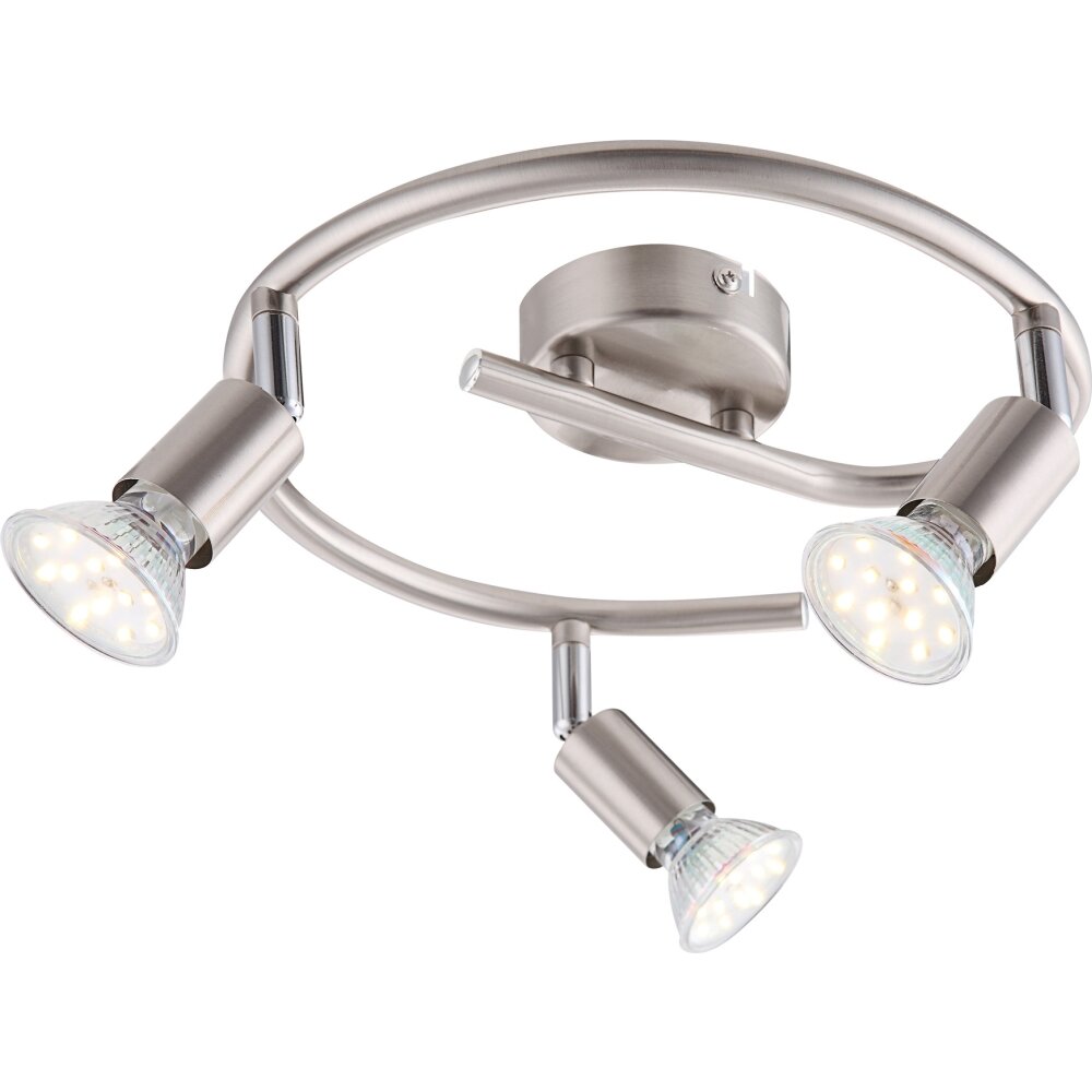 Globo MATRIX Deckenstrahler LED Nickel-Matt, 3-flammig main product photo