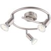 Globo MATRIX Deckenstrahler LED Nickel-Matt, 3-flammig