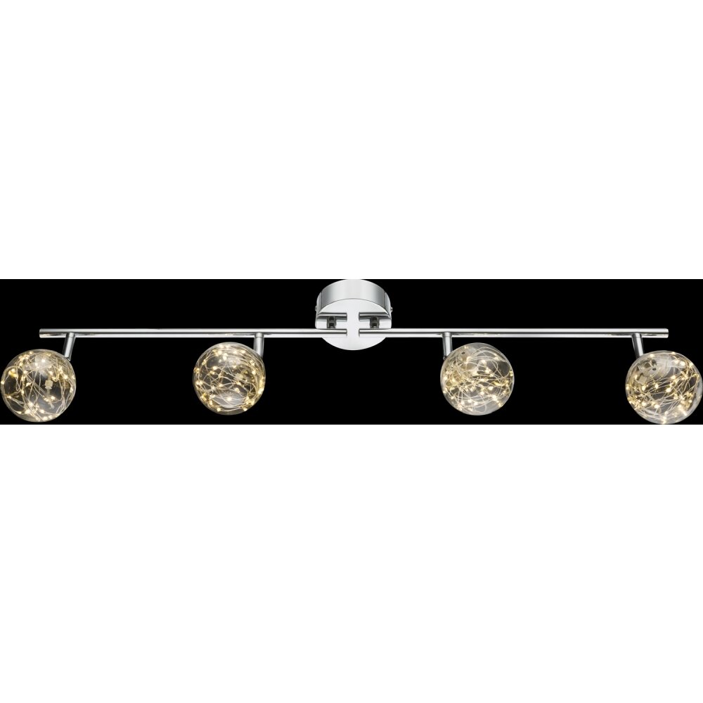 Globo XMAS Deckenleuchte LED Nickel-Matt, 4-flammig main product photo