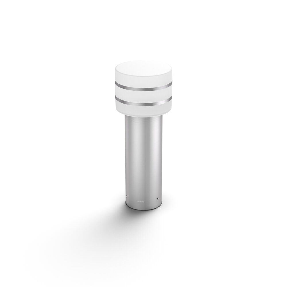 Philips Hue White Tuar Sockelleuchte LED Edelstahl, Silber, 1-flammig main product photo