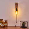 Sunnyvale Wandleuchte Braun, Holz hell, Schwarz, 1-flammig
