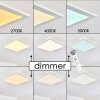 Antria Deckenpanel LED Weiß, 1-flammig, Farbwechsler