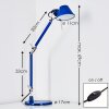 Artemide TOLOMEO MICRO Tischleuchte Blau, 1-flammig