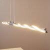 CARMACKS Pendelleuchte LED Chrom, 4-flammig