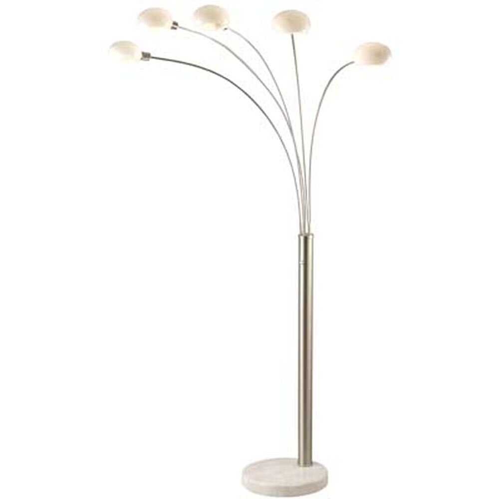 Globo CLASSIC STYLE Stehleuchte Nickel-Matt, 5-flammig main product photo