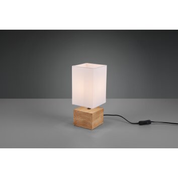 Reality Woody Tischleuchte LED Holz hell, 1-flammig