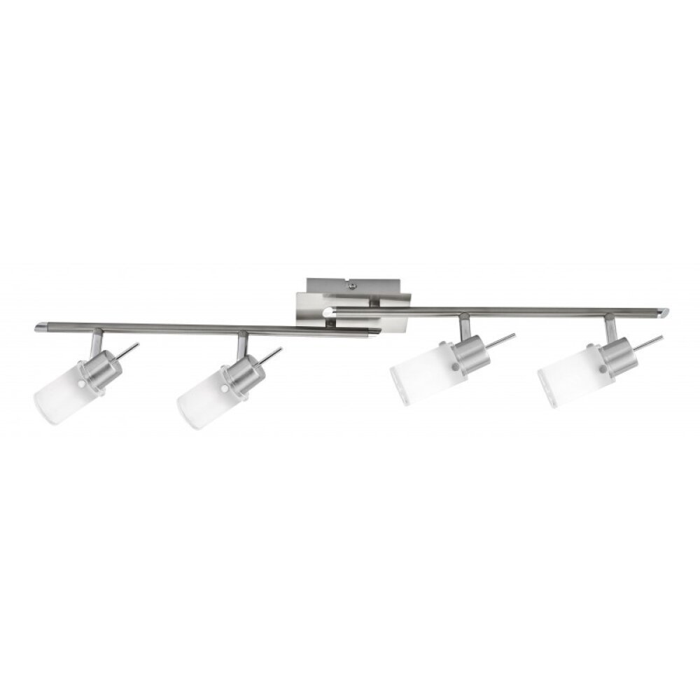 Leuchten Direkt MAX Deckenleuchte Edelstahl, 4-flammig main product photo