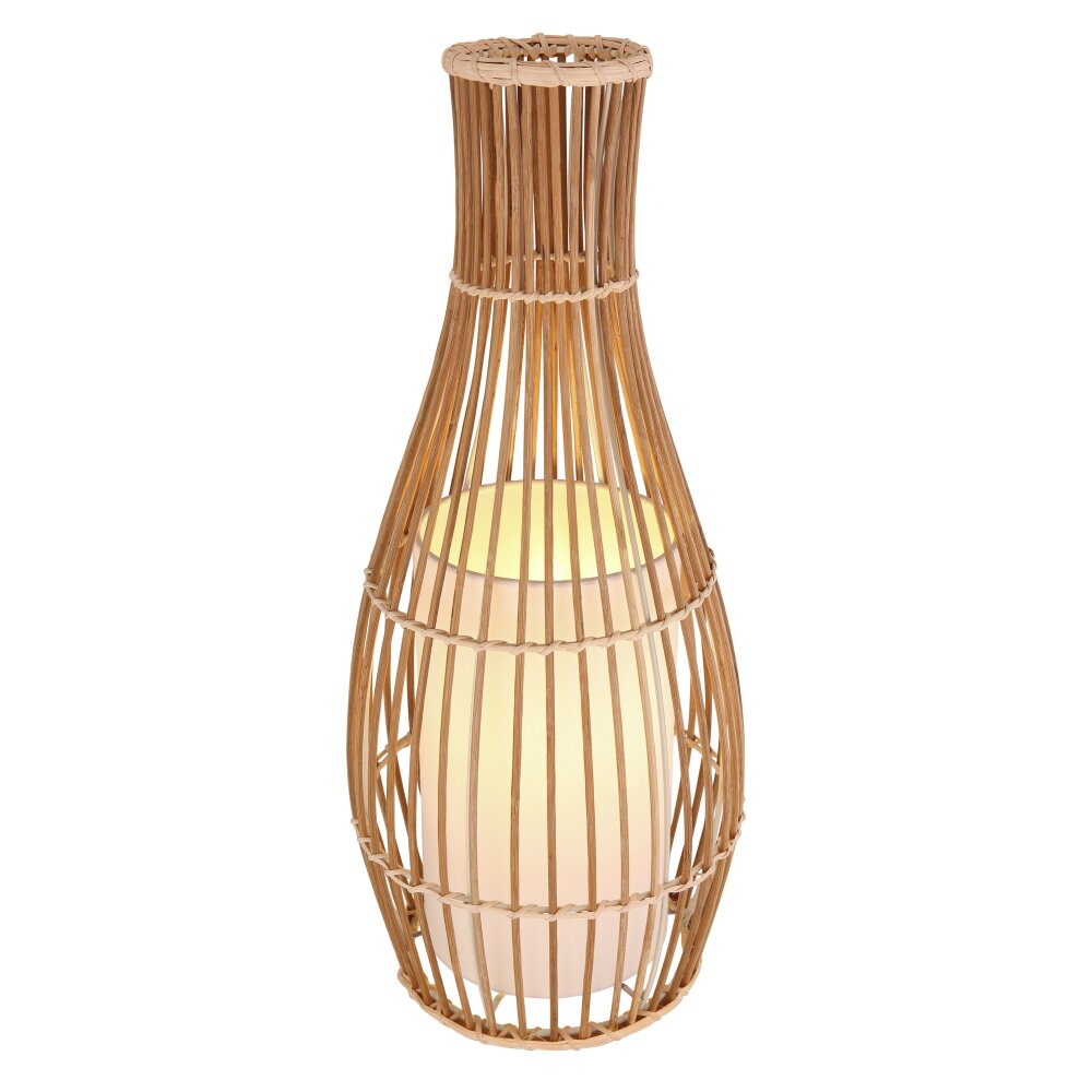 Globo LAGLIO Tischleuchte Braun, 1-flammig main product photo