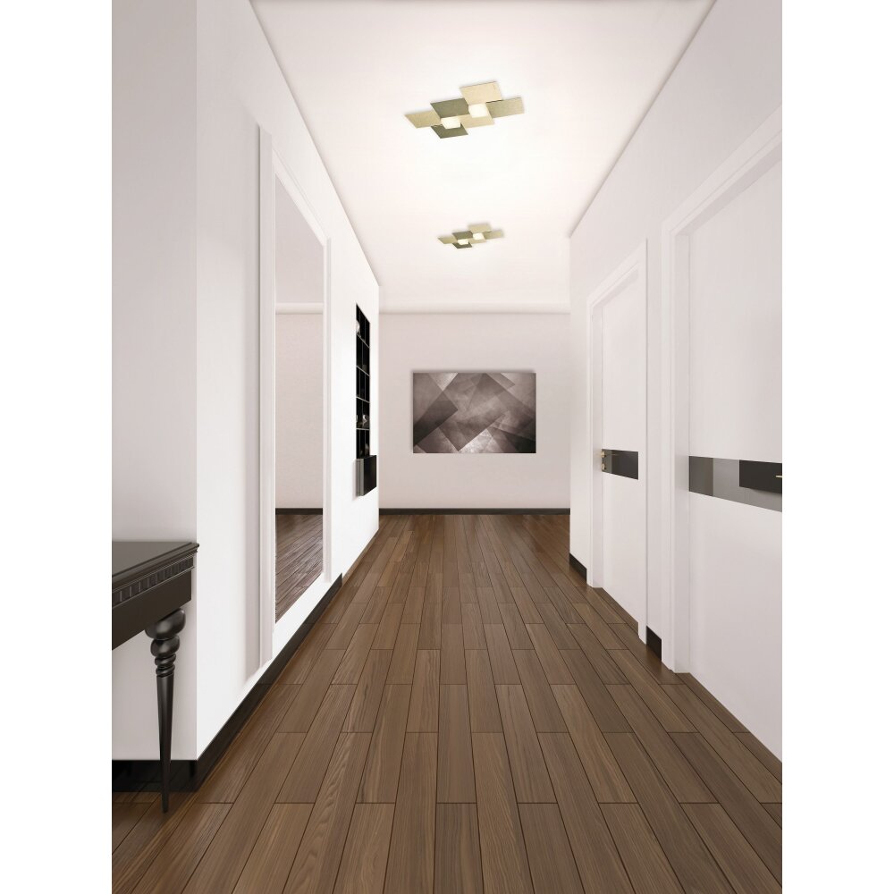 Grossmann CREO Deckenleuchte LED Messing, 2-flammig main product photo
