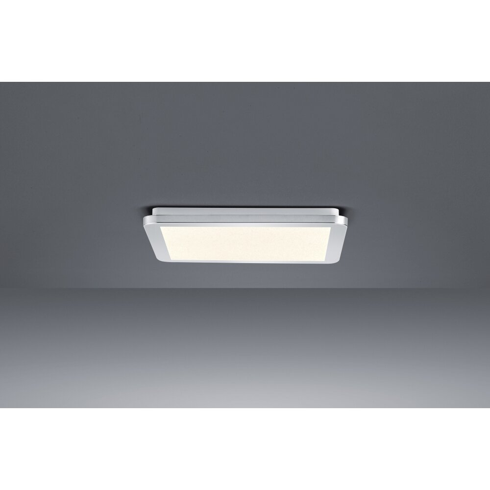Trio Leuchten CESAR Deckenleuchte LED Chrom, 1-flammig
