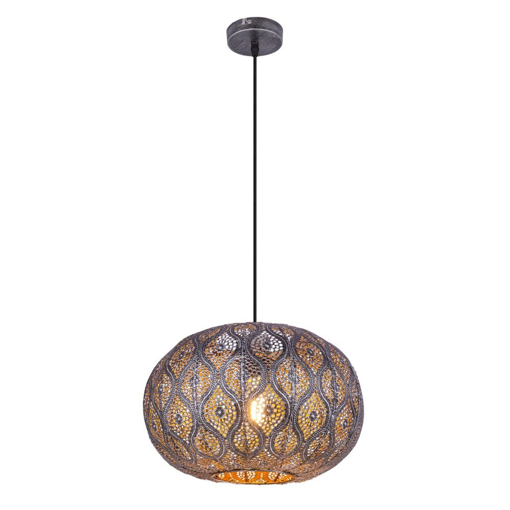 Globo HAMERBEN Hängeleuchte Schwarz, 1-flammig main product photo