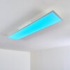 Antria LED Panel Weiß, 1-flammig, Fernbedienung, Farbwechsler