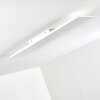 Antria LED Panel Weiß, 1-flammig, Fernbedienung, Farbwechsler