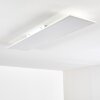 Antria LED Panel Weiß, 1-flammig, Fernbedienung, Farbwechsler