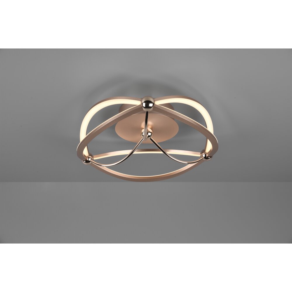 Trio Leuchten Charivari Deckenleuchte LED Messing, 1-flammig main product photo