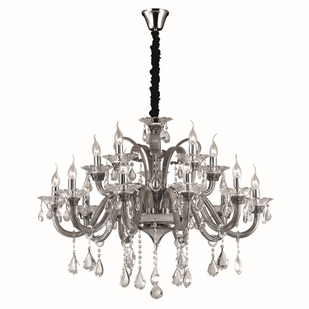 Ideal Lux COLOSSAL Hängeleuchte Chrom, 15-flammig main product photo