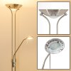 Rom Deckenfluter LED Nickel-Matt, 2-flammig