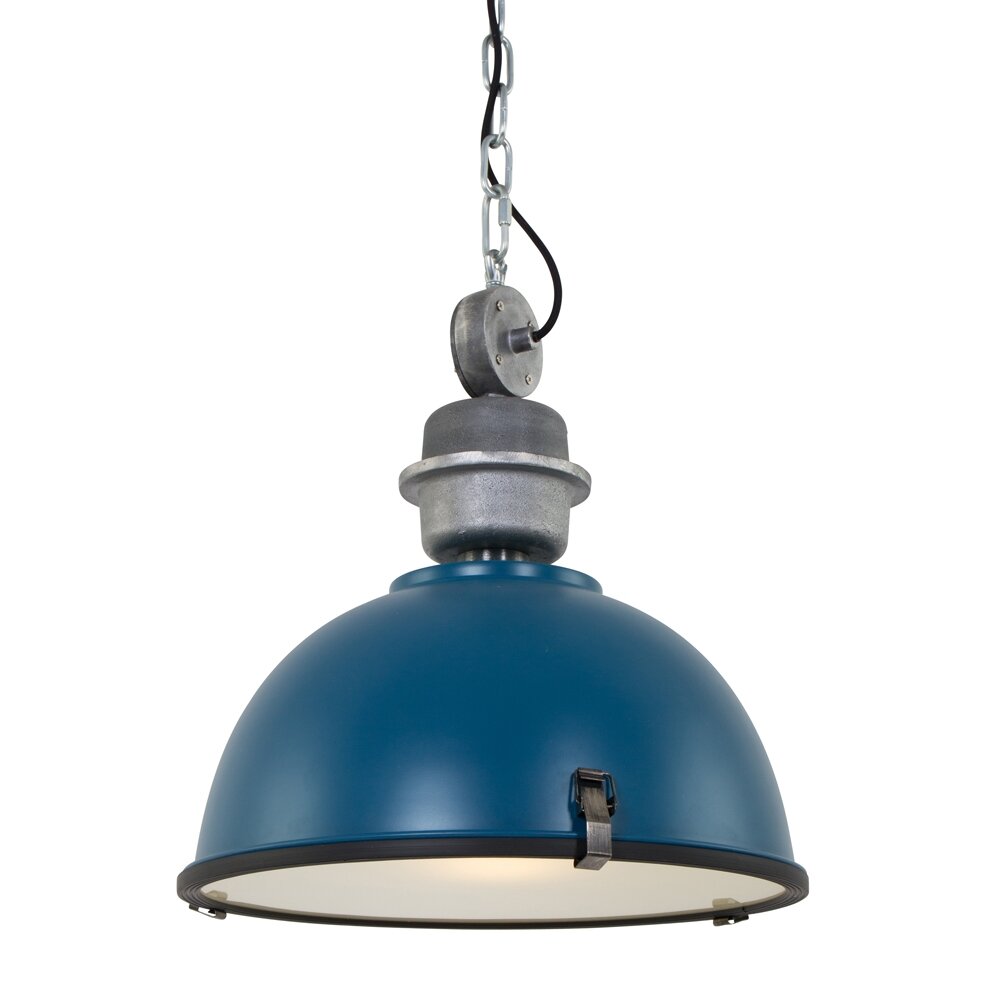 Steinhauer Bikkel Pendelleuchte Blau, 1-flammig main product photo