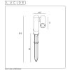 Lucide TATUM Gartenstrahler LED Anthrazit, 1-flammig