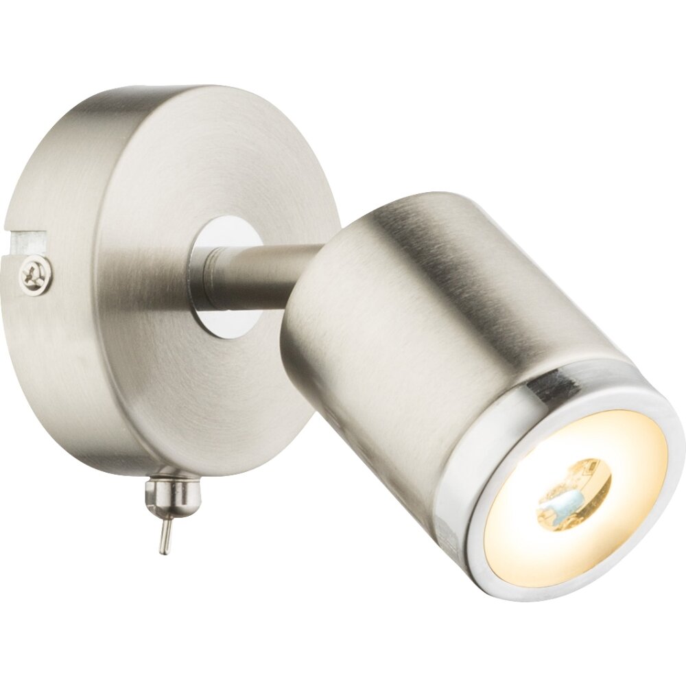 Globo COMORE Wandleuchte LED Nickel-Matt, 1-flammig main product photo