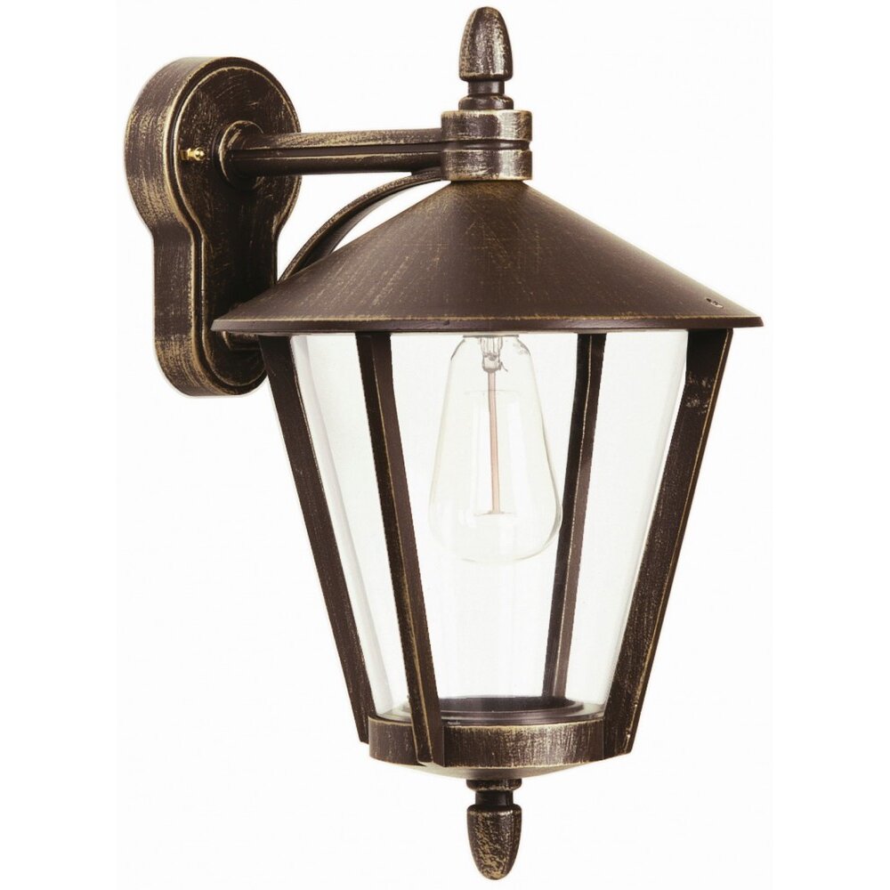 Albert Leuchten 816 Außenwandleuchte Braun, Messing, 1-flammig main product photo