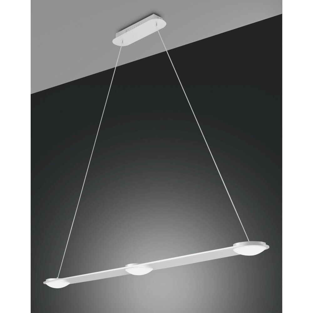 Fabas Luce Swan Pendelleuchte LED Weiß, 3-flammig main product photo