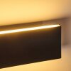 Obion Wandleuchte LED Anthrazit, 2-flammig