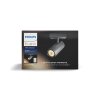 Philips Hue Ambiance White Buratto Deckenspot Basis-Set Silber, 1-flammig, Fernbedienung