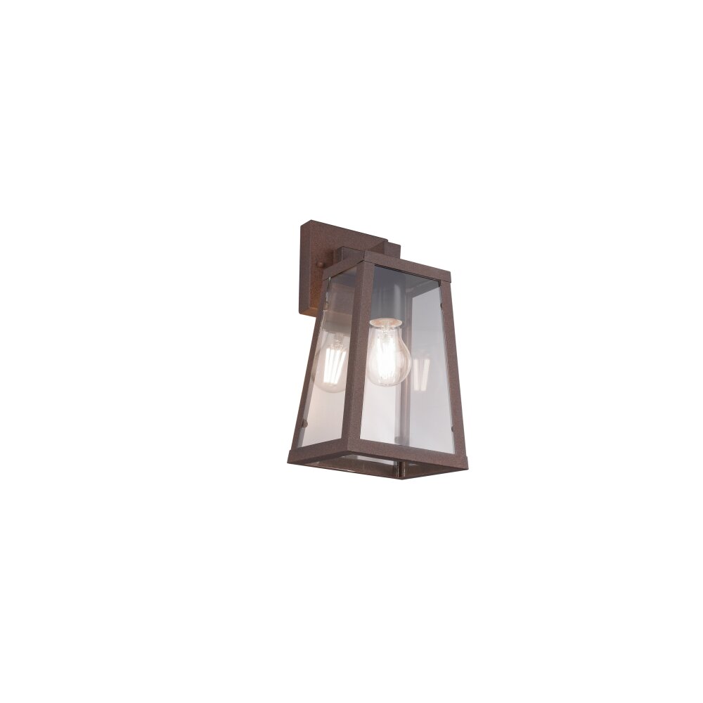 Trio Arkansas Wandleuchte Rostfarben, 1-flammig main product photo