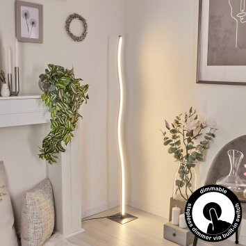 Soyo Stehleuchte LED Nickel-Matt, 1-flammig