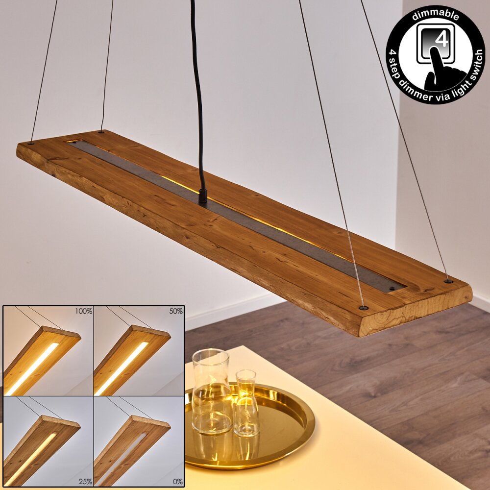 Adak Pendelleuchte LED Grau, 1-flammig main product photo